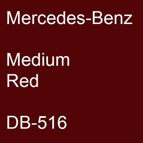 Mercedes-Benz, Medium Red, DB-516.